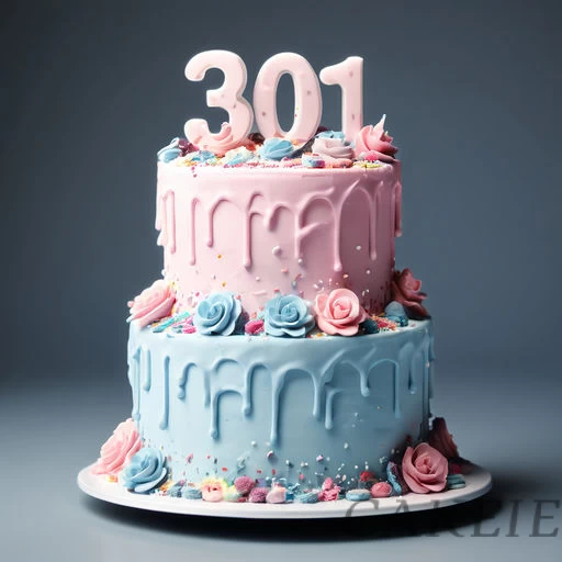 301 Tier Digit Cake